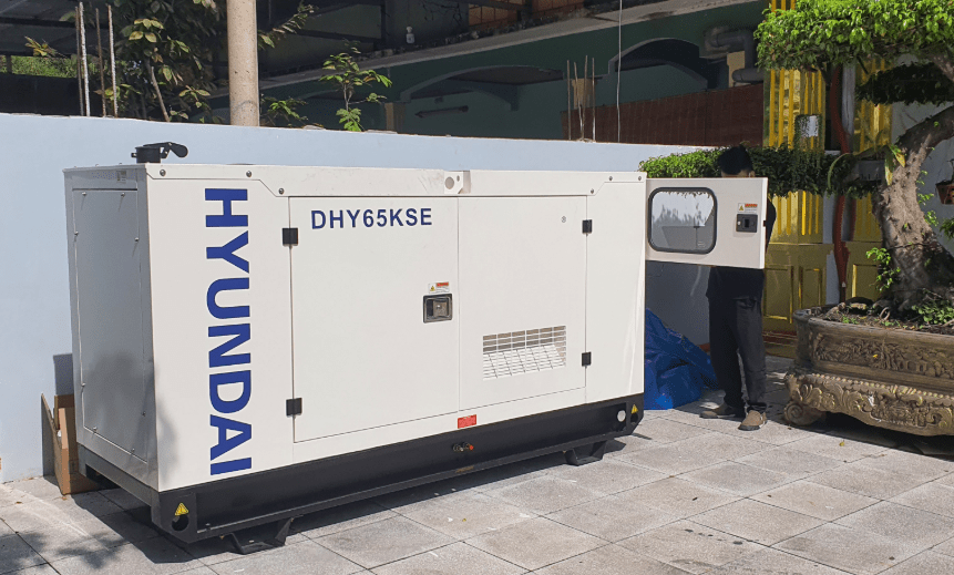 Máy phát điện 60KVA - DHY65KSE Hyundai nhập khẩu chính hãng