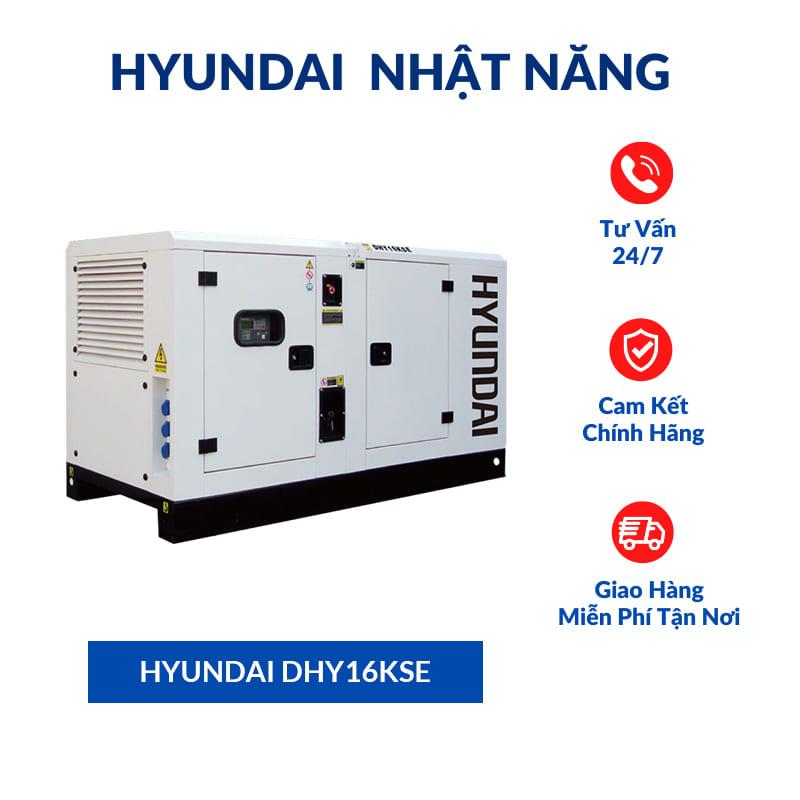 ảnh máy phát điện công nghiệp hyundai chạy dầu 15kva 3 pha - dhy16kse