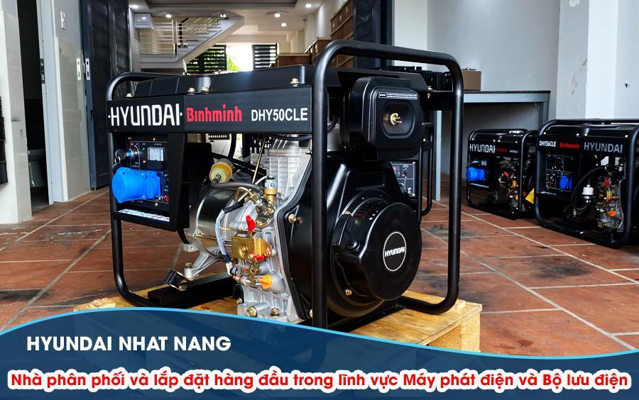 Máy phát điện chạy dầu 4kw- Hyundai DHY50CLE