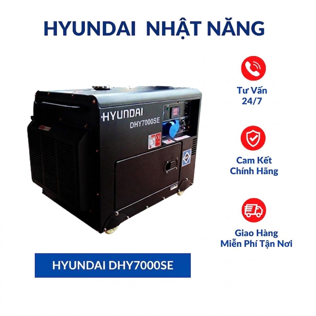 May-Phat-Dien-6KW-hyundai-dhy-7000se Máy phát điện 6kW Hyundai DHY7000SE